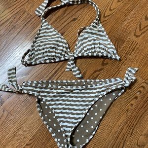 Two piece swim suit